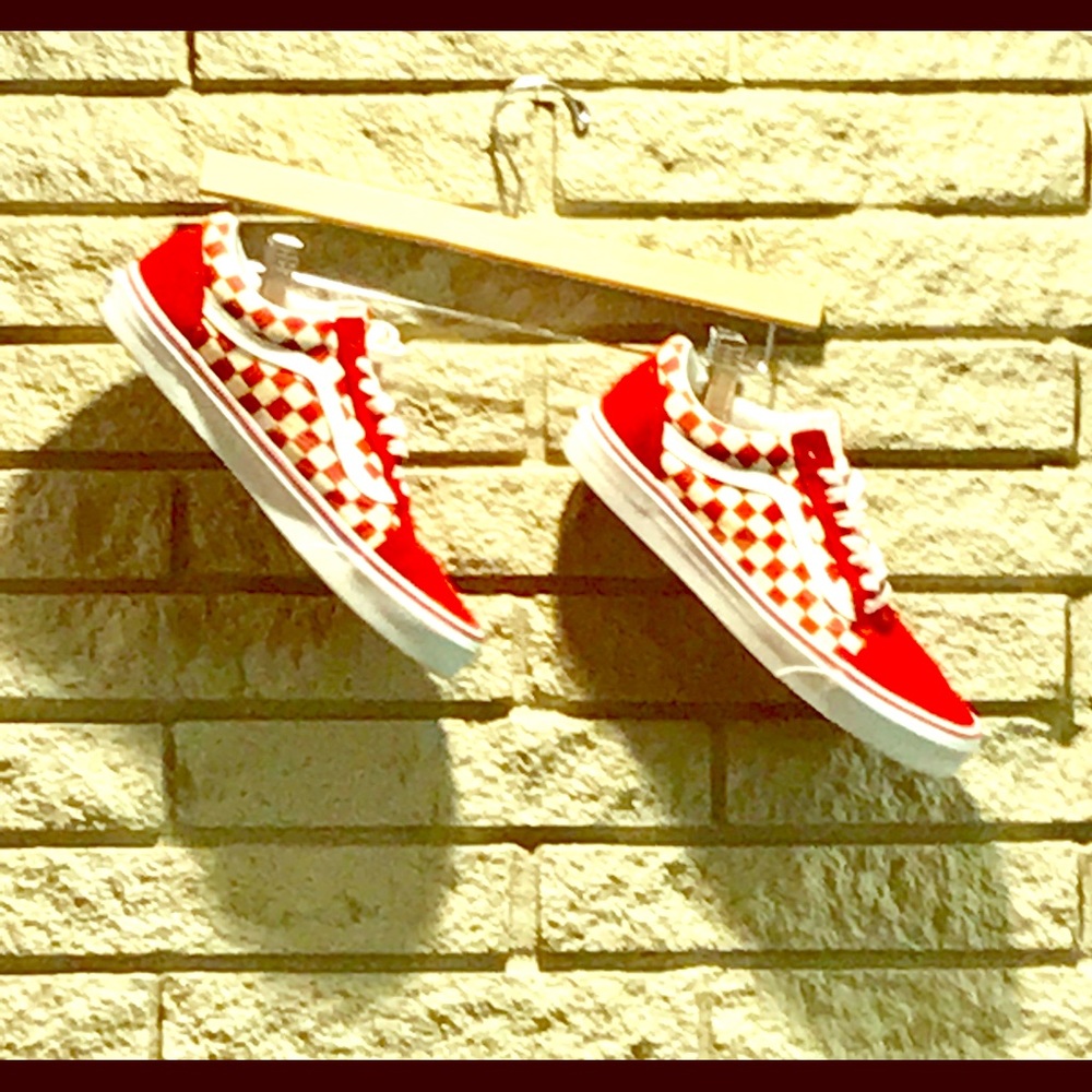 Vans Old Skool (Red Checkerboard)